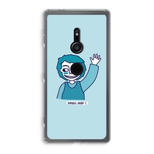CaseCompany Zwaai: Sony Xperia XZ2 Transparant Hoesje