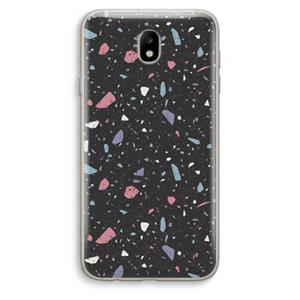 CaseCompany Terrazzo N°16: Samsung Galaxy J7 (2017) Transparant Hoesje