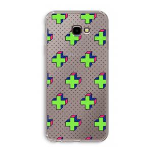 CaseCompany 8-bit N°10: Samsung Galaxy J4 Plus Transparant Hoesje