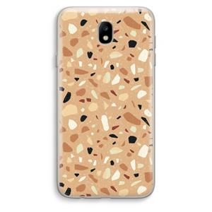 CaseCompany Terrazzo N°17: Samsung Galaxy J7 (2017) Transparant Hoesje