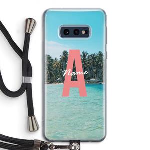 CaseCompany Pacific Dream: Samsung Galaxy S10e Transparant Hoesje met koord