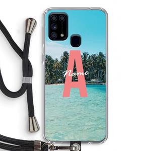CaseCompany Pacific Dream: Samsung Galaxy M31 Transparant Hoesje met koord