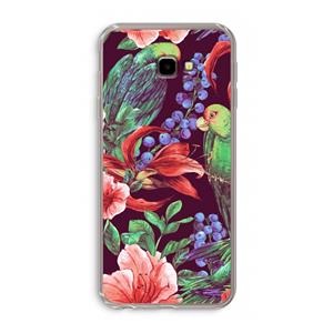 CaseCompany Papegaaien: Samsung Galaxy J4 Plus Transparant Hoesje