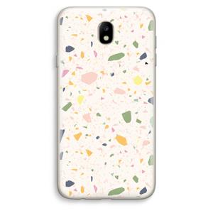 CaseCompany Terrazzo N°21: Samsung Galaxy J7 (2017) Transparant Hoesje