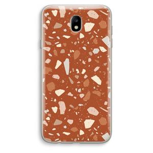 CaseCompany Terrazzo N°22: Samsung Galaxy J7 (2017) Transparant Hoesje