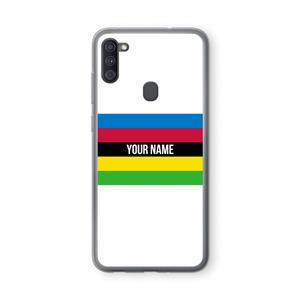CaseCompany WK Wielrennen: Samsung Galaxy A11 Transparant Hoesje