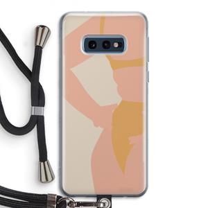 CaseCompany Bikini body: Samsung Galaxy S10e Transparant Hoesje met koord