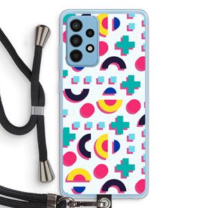 CaseCompany 8-bit N°2: Samsung Galaxy A52 Transparant Hoesje met koord