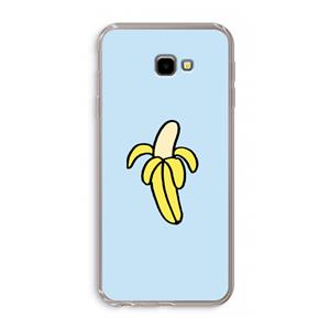 CaseCompany Banana: Samsung Galaxy J4 Plus Transparant Hoesje