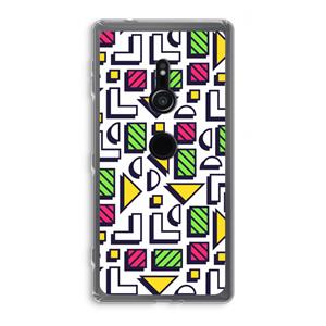 CaseCompany 8-bit N°4: Sony Xperia XZ2 Transparant Hoesje