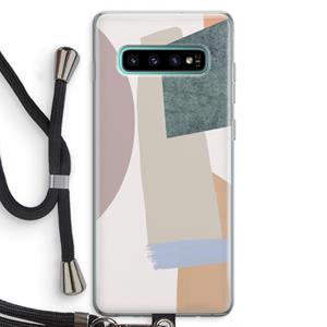 CaseCompany Lindo: Samsung Galaxy S10 Plus Transparant Hoesje met koord