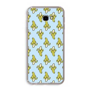 CaseCompany Bananas: Samsung Galaxy J4 Plus Transparant Hoesje