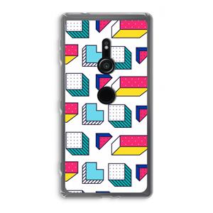 CaseCompany 8-bit N°7: Sony Xperia XZ2 Transparant Hoesje