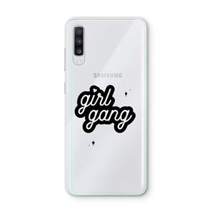 CaseCompany Girl Gang: Samsung Galaxy A70 Transparant Hoesje