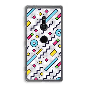 CaseCompany 8-bit N°8: Sony Xperia XZ2 Transparant Hoesje