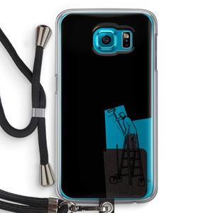 CaseCompany Musketon Painter: Samsung Galaxy S6 Transparant Hoesje met koord