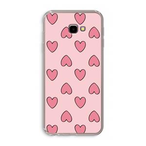 CaseCompany Ondersteboven verliefd: Samsung Galaxy J4 Plus Transparant Hoesje