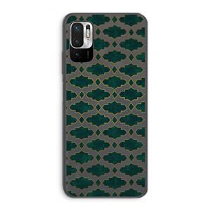 CaseCompany Moroccan tiles: Xiaomi Redmi Note 10 5G Transparant Hoesje