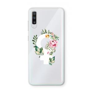 CaseCompany Venus: Samsung Galaxy A70 Transparant Hoesje