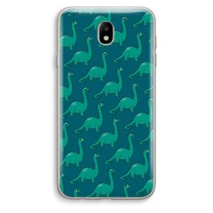 CaseCompany Diplodocus: Samsung Galaxy J7 (2017) Transparant Hoesje