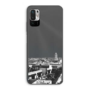 CaseCompany Marrakech Skyline : Xiaomi Redmi Note 10 5G Transparant Hoesje