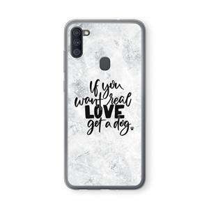 CaseCompany Partner in crime: Samsung Galaxy A11 Transparant Hoesje