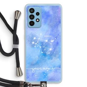 CaseCompany Sterrenbeeld - Licht: Samsung Galaxy A52 Transparant Hoesje met koord