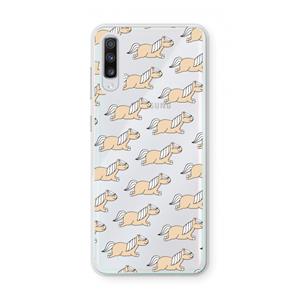CaseCompany Ponys: Samsung Galaxy A70 Transparant Hoesje