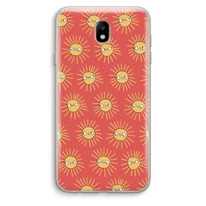 CaseCompany Zon: Samsung Galaxy J7 (2017) Transparant Hoesje