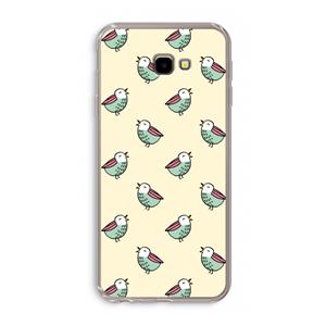 CaseCompany Vogeltjes: Samsung Galaxy J4 Plus Transparant Hoesje