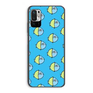 CaseCompany Visjes: Xiaomi Redmi Note 10 5G Transparant Hoesje