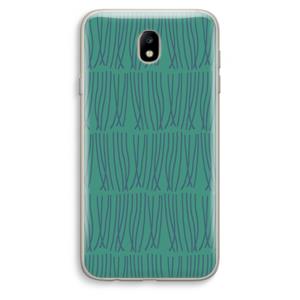 CaseCompany Swirls: Samsung Galaxy J7 (2017) Transparant Hoesje
