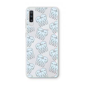 CaseCompany Octopussen: Samsung Galaxy A70 Transparant Hoesje