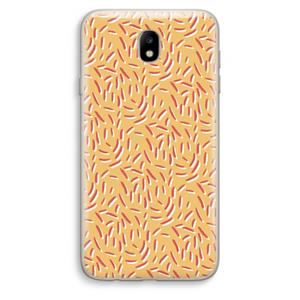CaseCompany Camouflage: Samsung Galaxy J7 (2017) Transparant Hoesje