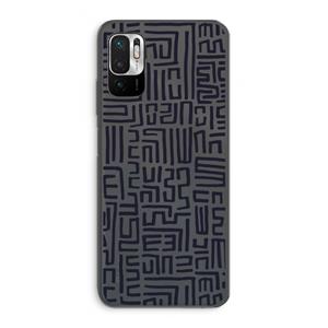 CaseCompany Moroccan Print: Xiaomi Redmi Note 10 5G Transparant Hoesje