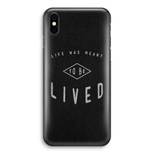 CaseCompany To be lived: iPhone X Volledig Geprint Hoesje