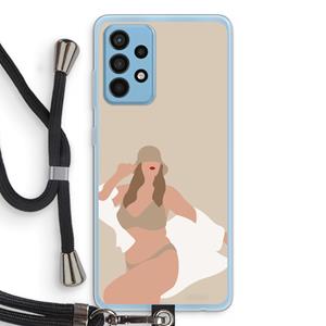 CaseCompany One of a kind: Samsung Galaxy A52 Transparant Hoesje met koord