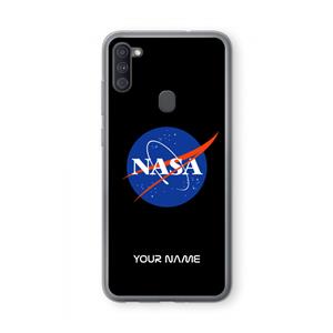 CaseCompany NASA: Samsung Galaxy A11 Transparant Hoesje