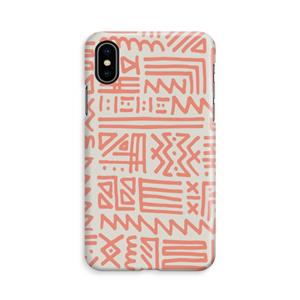 CaseCompany Marrakech Pink: iPhone X Volledig Geprint Hoesje