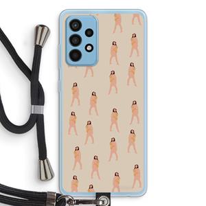 CaseCompany You're so golden: Samsung Galaxy A52 Transparant Hoesje met koord