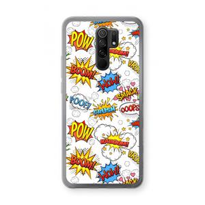 CaseCompany Pow Smack: Xiaomi Redmi 9 Transparant Hoesje