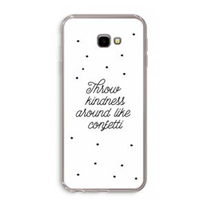 CaseCompany Confetti: Samsung Galaxy J4 Plus Transparant Hoesje