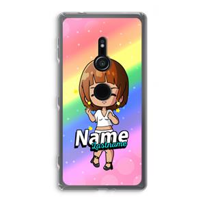 CaseCompany Chibi Maker vrouw: Sony Xperia XZ2 Transparant Hoesje