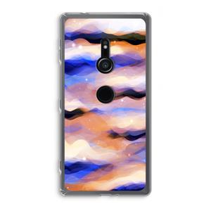 CaseCompany Donkere Wolken: Sony Xperia XZ2 Transparant Hoesje