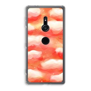 CaseCompany Lichte Wolken: Sony Xperia XZ2 Transparant Hoesje