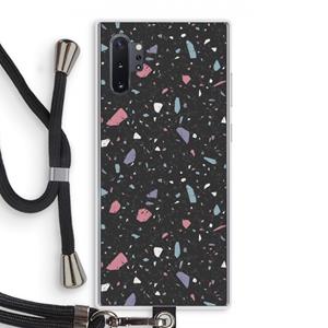 CaseCompany Terrazzo N°16: Samsung Galaxy Note 10 Plus Transparant Hoesje met koord