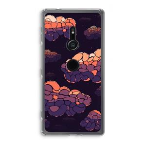 CaseCompany Patroon Wolken: Sony Xperia XZ2 Transparant Hoesje