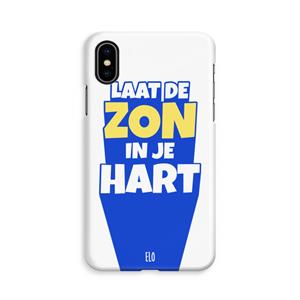 CaseCompany Laat de zon in je hart: iPhone X Volledig Geprint Hoesje