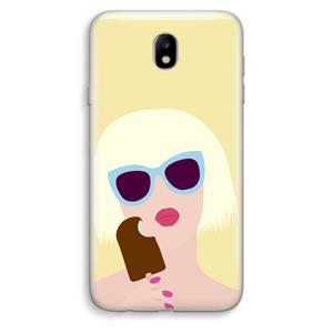 CaseCompany Ice cream: Samsung Galaxy J7 (2017) Transparant Hoesje