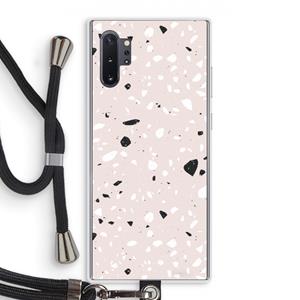 CaseCompany Terrazzo N°20: Samsung Galaxy Note 10 Plus Transparant Hoesje met koord